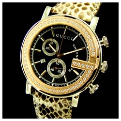 구찌 Chronoscope (101M CHRONO)-2 블랙 큐빅