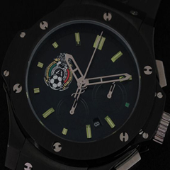 위블로 (HB 7944)Big Bang Mexico FA Limited Ed Ceramic CF Black SWISS 7750 A/T