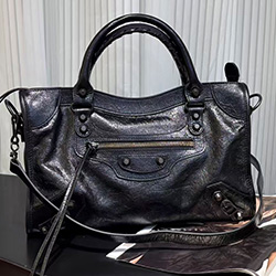 발렌시아가 램스킨 블랙장식 모터백 [3가지사이즈] B-94225